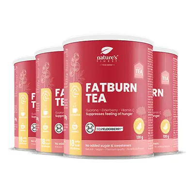 100% Ceai Organic de Slăbit | x FatBurn Tea with ProElderberry™ | Armurariu și Valeriană | Vegan