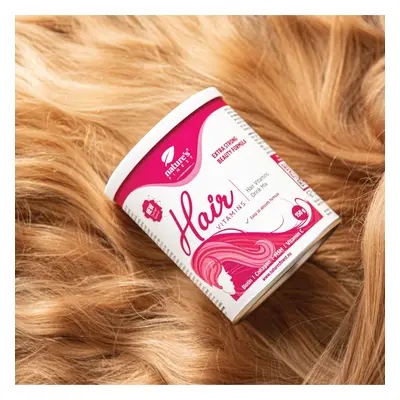 Hair Vitamins | Gratuit | Colagen pentru păr | Biotină, colagen, MSM, vitamina C | Stimulează cr