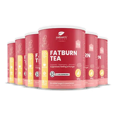 100% Ceai Organic de Slăbit | x FatBurn Tea with ProElderberry™ | Armurariu și Valeriană | Vegan