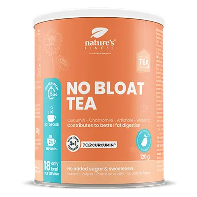 No Bloat Tea | Suport Digestiv | Ceai Funcțional | Reduce Balonarea | Ceai de Curcuma | Organic 