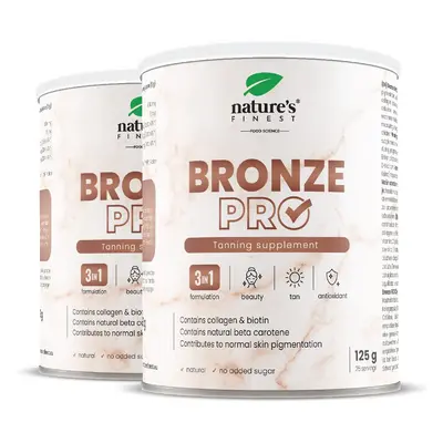 Bronze Pro 1+1 | Băutura naturală pentru îmbunătățirea bronzului | Cupru, colagen, vitamine | Fă