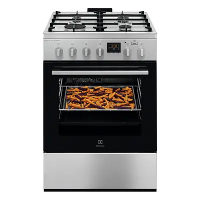 Electrolux Aragaz mixt SteamBake AirFry cm inox antiamprentă LKK660220X