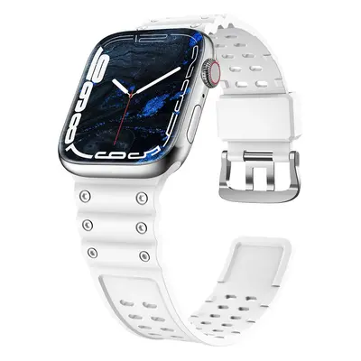 Curea Strap Triple pentru ceasuri Apple Watch SE / / / / / / / / (41/40/38mm), alb