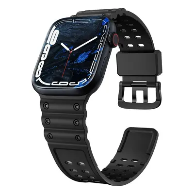 Curea Strap Triple pentru ceasuri Apple Watch SE / / / / / / / / (41/40/38mm), neagră