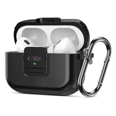 Tech-Protect Defender Hook MagSafe, AirPods Pro / 2, negru