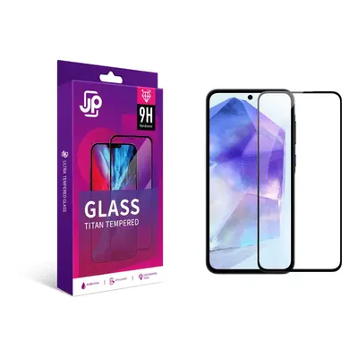 Sticlă de protecție JP Titan extra rezistentă, Samsung Galaxy A55, neagră