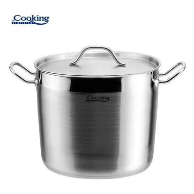 Oala cu capac, Cooking by Heinner, Maestro, x cm, 3.5 L, inox, gri