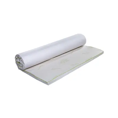 Topper saltea Aloe Vera Therapy Memory Arctic Gel zone de confort, Green Future, 80x200 cm, H cm