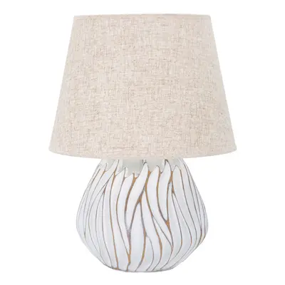 Lampa de masa, Polyresinhonduras, Mauro Ferretti, x E27, 40W, Ø35 x cm, polirasina/fier/textil, 