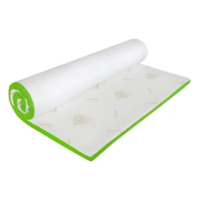 Topper saltea Aloe Vera 3+2 Memory Cool Gel, 90x200 cm, H cm