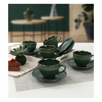 Set pentru ceai, Keramika, 275KRM1531, Ceramica, Verde