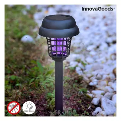 Lampa solara de gradina cu functie anti-tantarii in 1, Garlam InnovaGoods, Ø9.5x34.5 cm