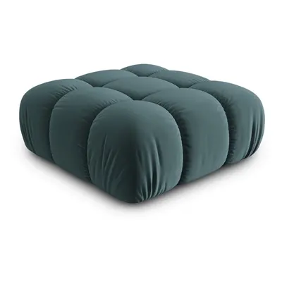 Taburet, Bellis, Micadoni Home, BL, 94x94x39 cm, catifea, verde bottle