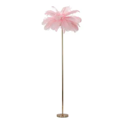 Lampa de masa Palm Pink, Mauro Ferretti, Ø40 x cm, x E14, 40W, fier, roz/auriu