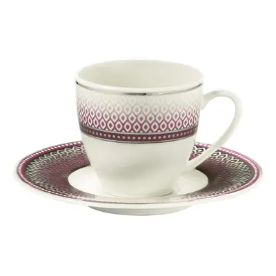 Set cesti + farfurii, Kutahya Porselen, BNKL12KT4309203, ml, portelan, multicolor