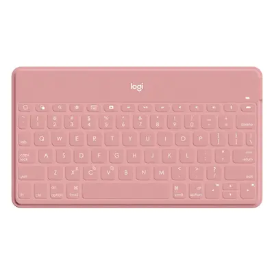 Tastatura wireless Logitech pentru iPhone, iPad si Apple TV, US layout, Roz