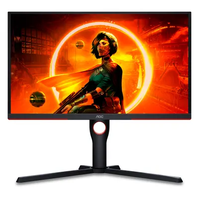 Monitor Gaming AOC 25G3ZM 24.5" Full HD, WLED, VA, 240Hz, 1MS, HDMI, DisplayPort, USB hub, Pivot