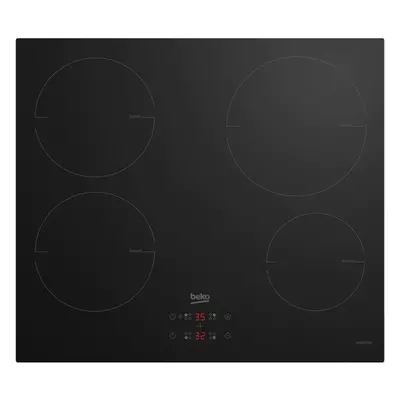 Beko HII MT Plita cu inductie incorporata, 60cm, zone de gatit, control tactil, negru