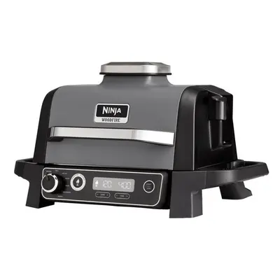 Gratar electric NINJA Woodfire OG701EU Hot Air Fryer, 2400W, functii de gatire, Grey