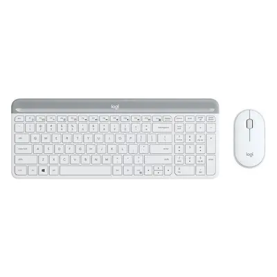 Kit periferice Logitech MK470 Slim Wireless Combo White