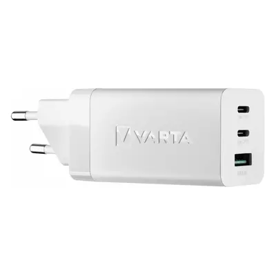 Incarcator Retea USB Varta GaN, Quick Charge, 65W, X USB - X USB Type-C, Alb