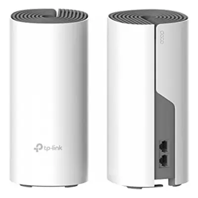 Sistem Wi-Fi Mesh TP-Link Deco E4 (2-pack) AC1200 cu acoperire completa pentru casa