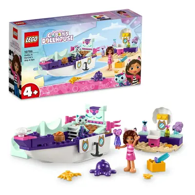 LEGO® Gabby's Dollhouse - Barca cu spa a lui Gabby si a Pisirenei 10786, piese