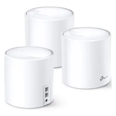 Sistem Mesh TP-Link Deco X60 (3-pack) Wi-Fi Dual-Band Gigabit AX3000, cu acoperire completa pent