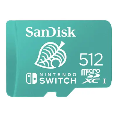 Card de memorie SanDisk Nintendo Switch, microSDXC, 512GB, UHS-I, Class