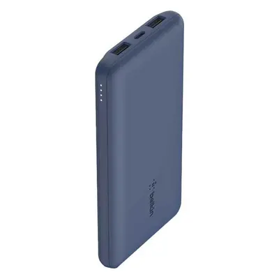 Baterie externa BELKIN BPB011btBL, 10000mAh, 1x USB-C, 2x USB-A, Albastru