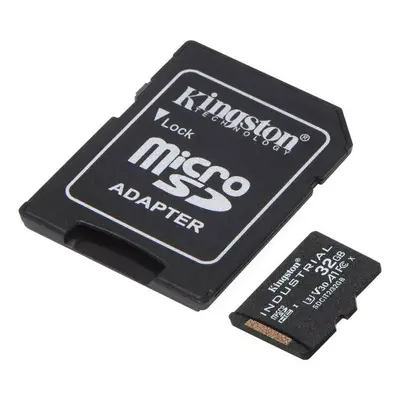 Card memorie Kingston MicroSDHC Industrial Class UHS-I 32GB + Adaptor