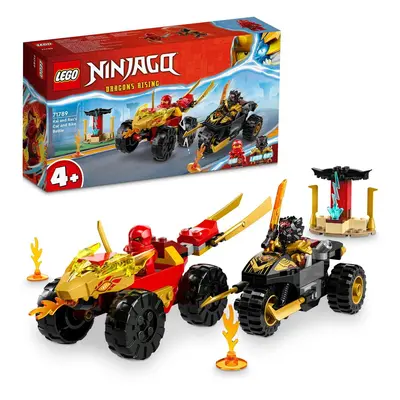 LEGO® Ninjago - Infruntarea dintre Kai in masina si Ras pe motocicleta 71789, piese