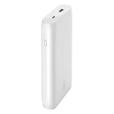 Baterie externa BELKIN BPB002btWT, 20000mAh, 1x USB-C 30W PD, 1x USB-A 12W, Power Delivery (PD),