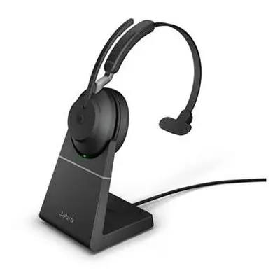 Casti cu microfon Jabra Evolve2 65, Link380a MS Mono Stand, Black