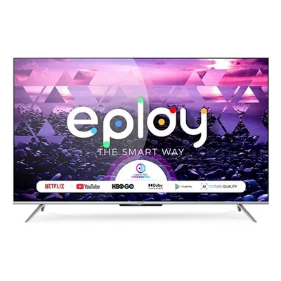 Televizor LED Allview Android 65ePlay7100-U, 164cm, Smart TV, 4K UHD HDR, Argintiu-Negru