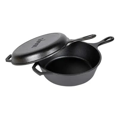 Set tigai din fonta cu maner Lodge Combo Cooker cm L-LCC3