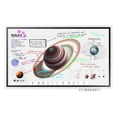 Display interactiv Samsung Flip Pro WM75B LH75WMBWLGCXEN, 75inch, 3840x2160, Ultra HD 4K, Touch,