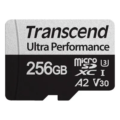 Card de memorie Transcend 340S 256GB MicroSDXC Clasa UHS-I-U3 Adaptor SD