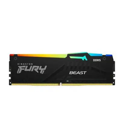 Memorie Kingston FURY Beast RGB, 16GB DDR5, 5600MHz, CL36