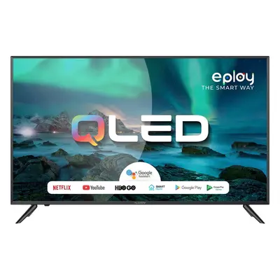 Televizor Allview QL43ePlay6100-U, 108cm, Smart, 4K Ultra HD, QLED, Clasa G, Negru