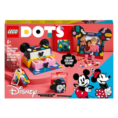 LEGO® DOTS - Caseta Mickey Mouse si Minnie Mouse pentru proiecte scolare 41964, piese