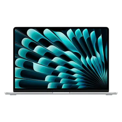 Laptop Apple MacBook Air 15" cu procesor Apple M2, nuclee CPU si nuclee GPU, 8GB, 512GB SSD, Sil