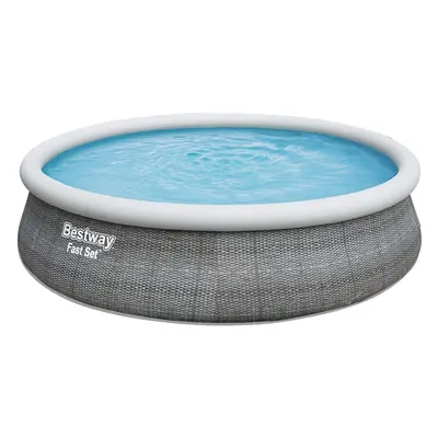 Piscina gonflabila Bestway Marbella, rotunda, efect rattan x cm