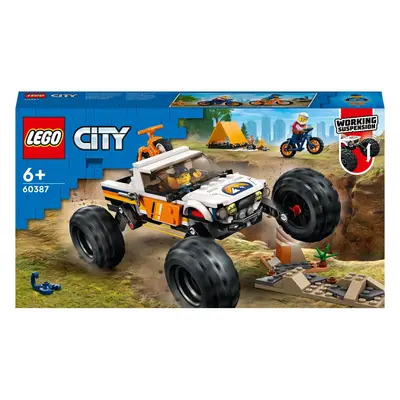 LEGO® City - Aventuri off road cu vehicul 4x4 60387, piese