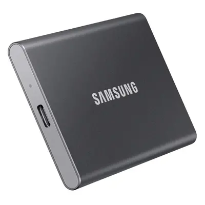 SSD extern Samsung T7 portabil, 1TB, USB 3.2, Titan Grey