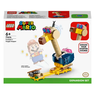 LEGO Super Mario: Set de extindere Bataia de cap a lui Conkdor 71414, ani+, piese