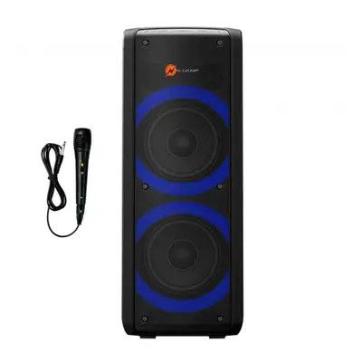 Boxa activa portabila N-Gear Lets Go Party 72, W, difuzor 2x16cm, USB, MP3, Bluetooth, microfon