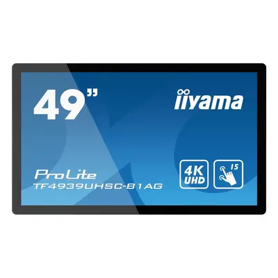 Monitor Touch Iiyama ProLite TF4939UHSC-B1AG 49" 4K Open Frame PCAP, IPS, 24/7, Negru