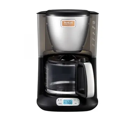 Cafetiera TEFAL Maison CM461811, capacitate 1.25l, recipient sticla, programabil, sistem antipic