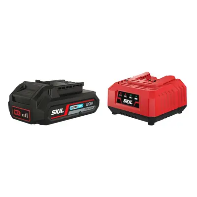 Set incarcator si acumulator SKIL BC1E3110AA, 20V Max“ (18 V) 2,5 Ah „Keep Cool“ Li-Ion